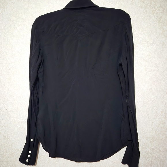 True Religion Black Button Up Shirt..SIZE:L - Picture 10 of 12